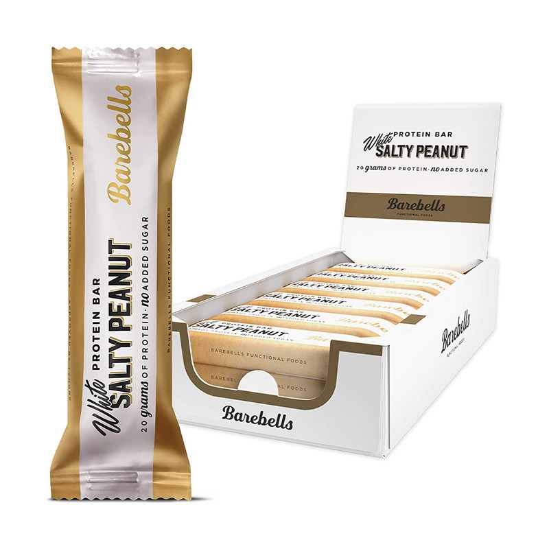BAREBELLS - PROTEIN BAR WHITE SALTY PEANUT