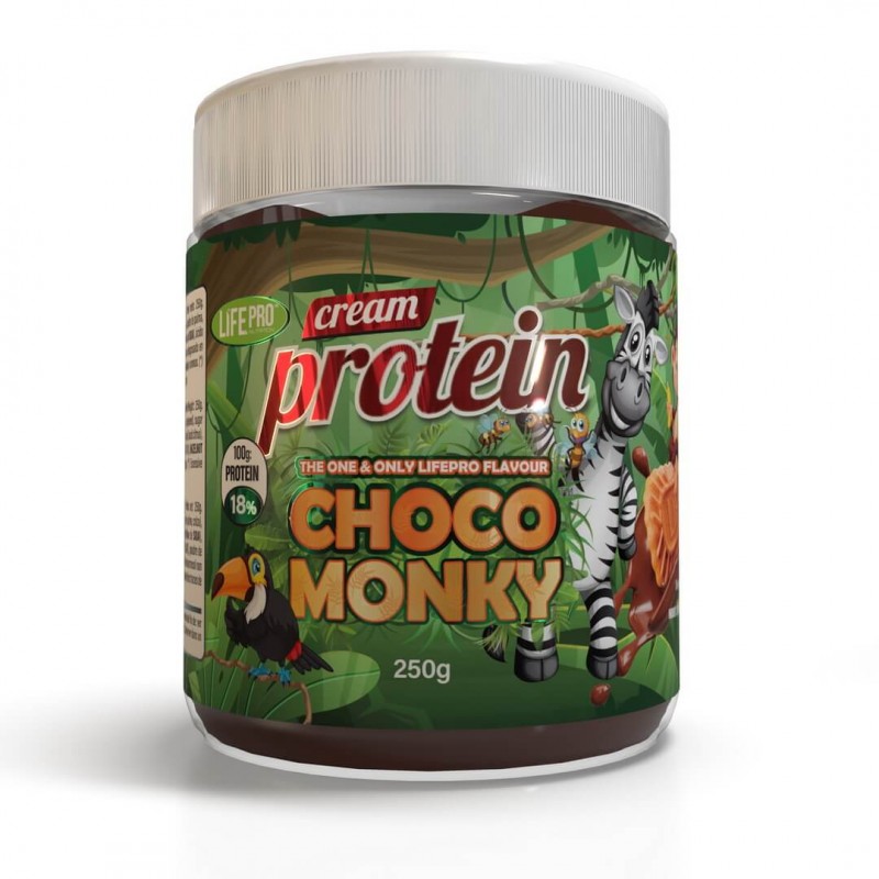 LIFE PRO - CREMA PROTEICA CHOCO MONKY